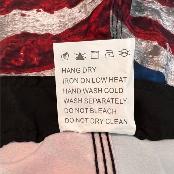 Vanchyce Flag Board Shorts - 36 - Picture 4 of 7